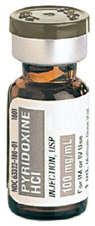 Pyridoxine HCl 100 mg / mL Injection 1 mL