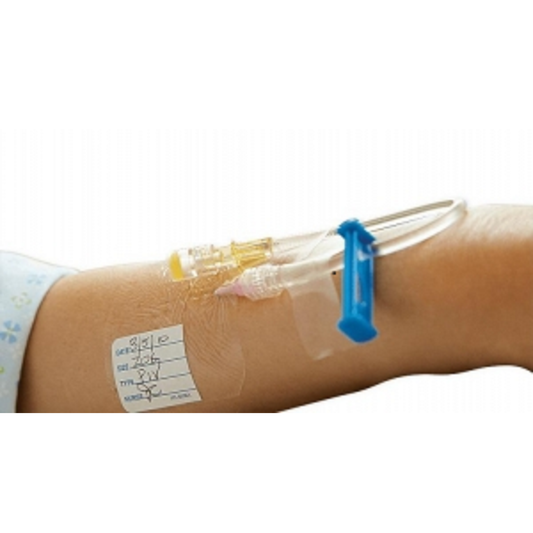 6" Small-Bore IV Extension Set with 0.3 mL Priming Volume, Slide Clamp and Spin Male Luer Lock IME10373772 - Box of 100