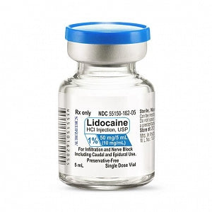 Lidocaine Hydrochloride Injection, 1%, Preservative Free, Single-Dose Vial, 10 x 5 mL
