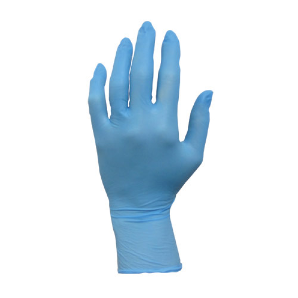 Small, 3 mil, Nitrile, ProWorks Exam Gloves, PF, Blue, 100/Box