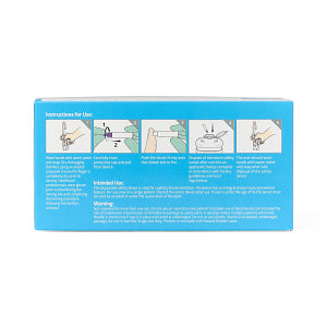 Sterile Safety Lancet with Pressure Activation, 28G x 1.8 mm