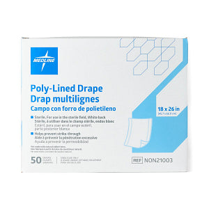 Poly-Lined Field Drapes, 18" x 26"