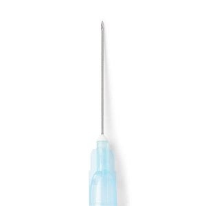 Needle: Standard Hypodermic Needle with Regular Bevel, 25G x 1"