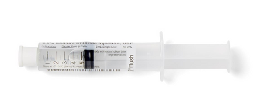 Medline Prefilled Saline IV Flush Syringes 10mL BX/30
