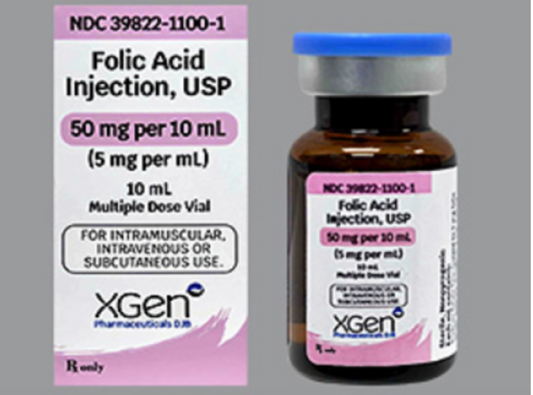 Folic Acid 5mg/mL, 10mL