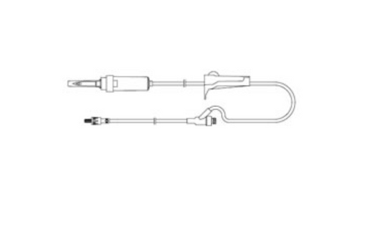 83", 10 Drop, Non Vented, IV Admin Sets, 1 Luer Lock Y-Site, Box/50