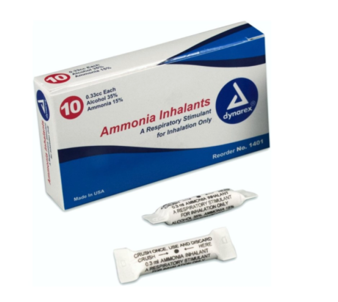 Ammonia Inhalants (Ampule), 10/Box