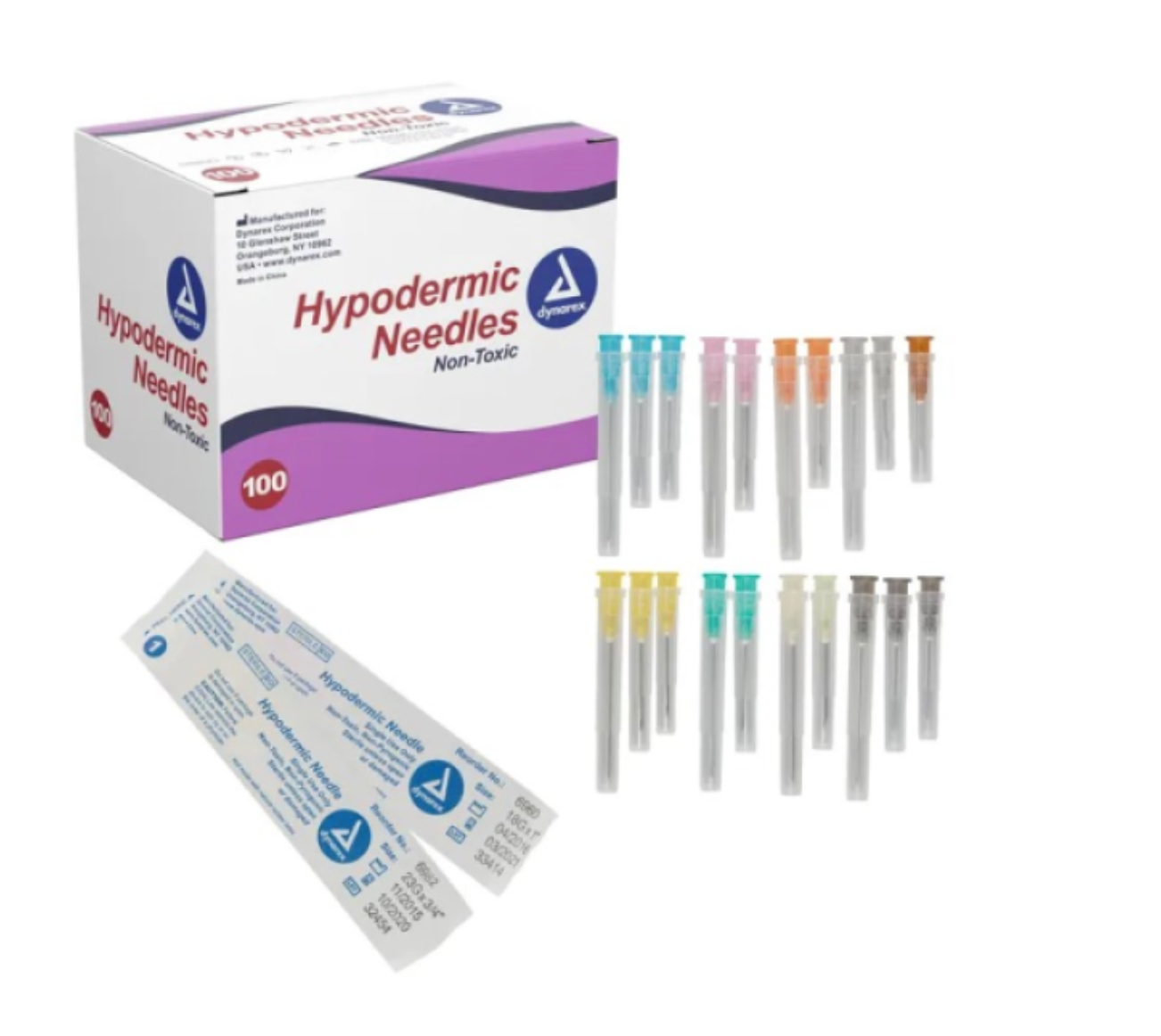 Hypodermic Needles, 20G x 1"
