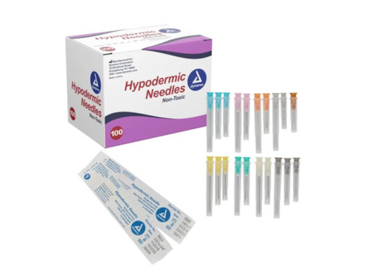 22G x 1", Hypodermic Needles,100/Box