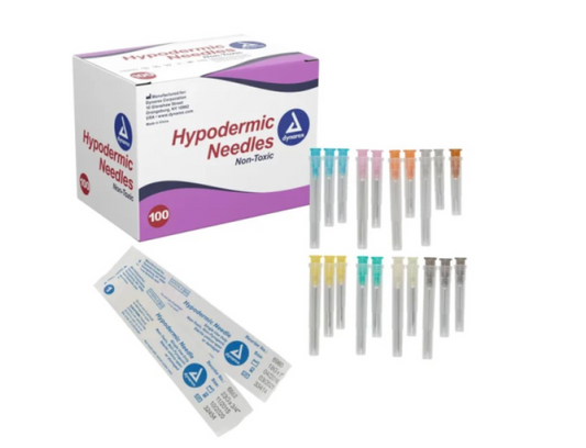 22G x 1.5", Hypodermic Needles,100/Box