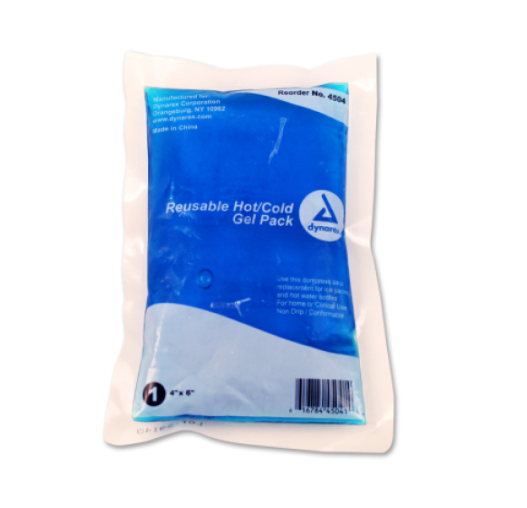 Reusable Gel Packs, 4" x 6", Hot and Cold