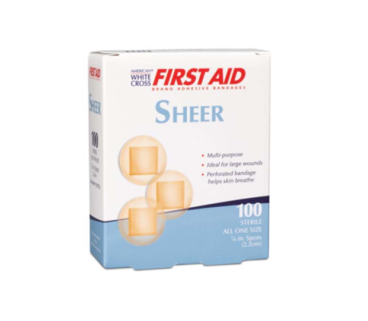 Sheer 7/8" Spot, 100/Box