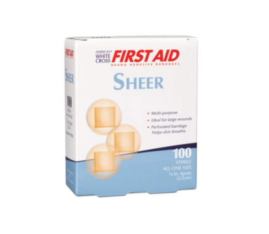 Sheer 7/8" Spot, 100/Box