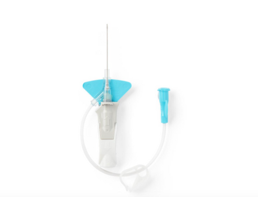 22G x 1", Nexiva, 20/Box, Blood Control Closed IV Catheters, Single Port, BD, Blue