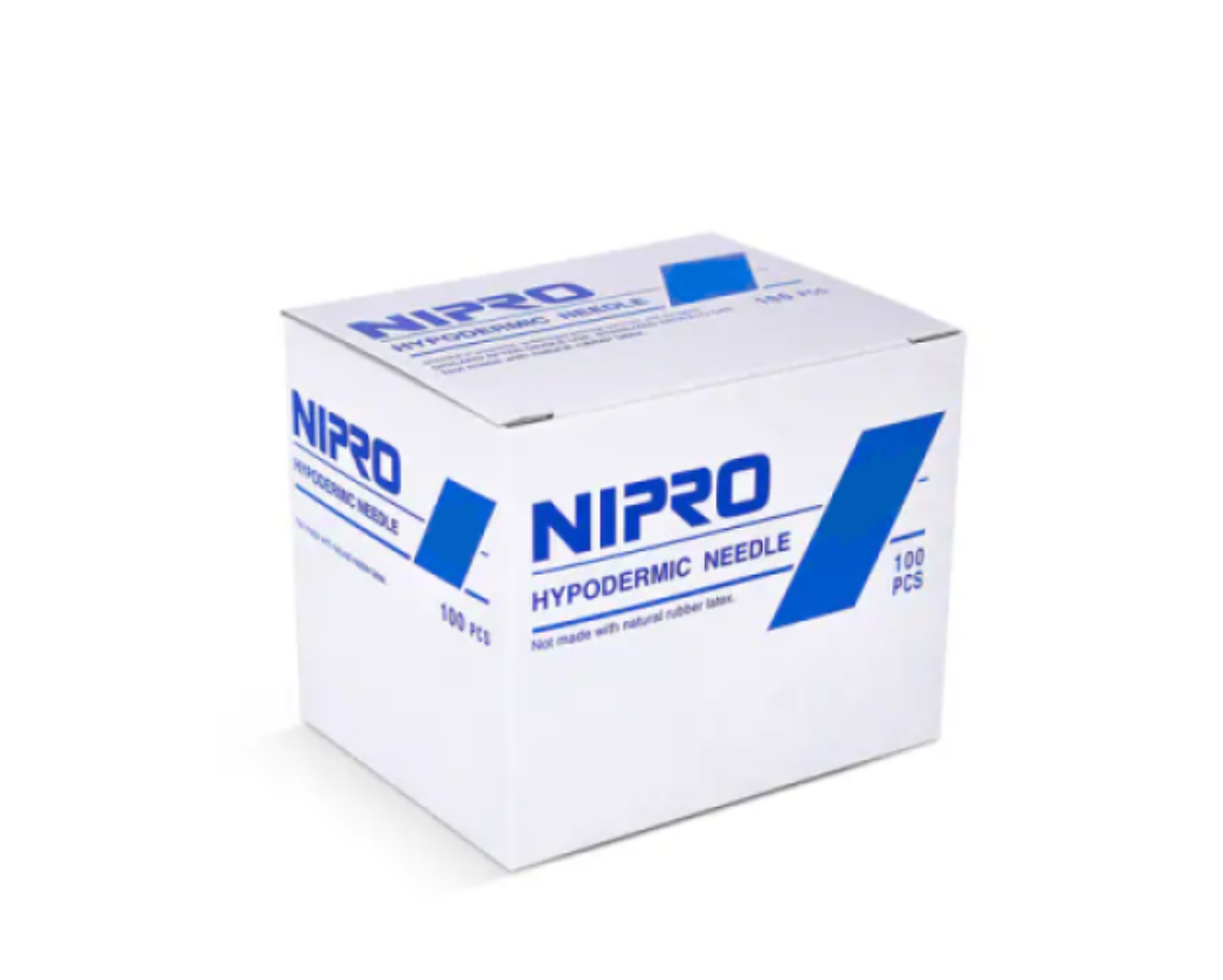 25G x 1.5" , Hypodermic Needles, Box/100