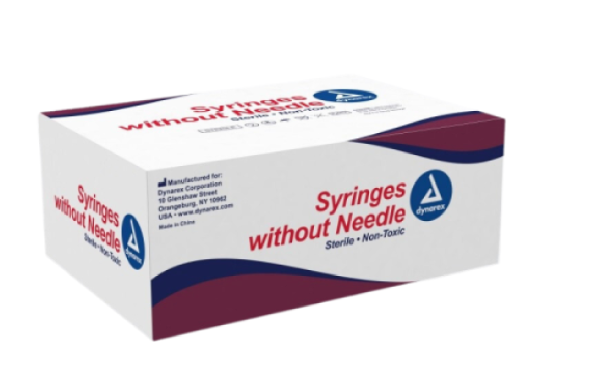 20 mL, Syringes, Luer Lock, Box/50, Without Needle
