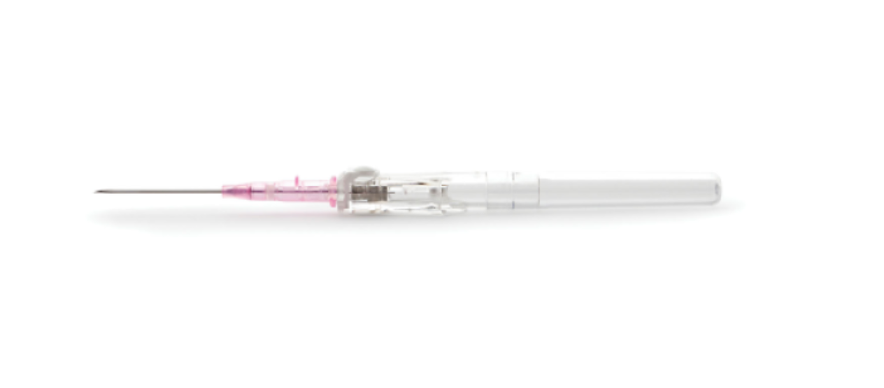 20G x 1", BD Inyste, Box/50, Blood Control IV Catheters, Winged, Pink