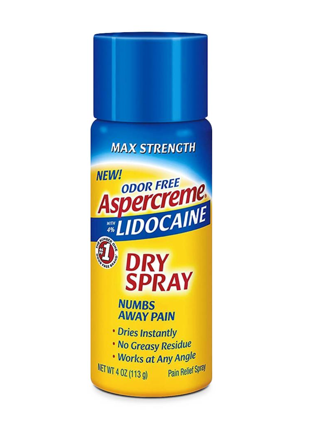 Aspercreme Lidocaine Dry Spray 4%