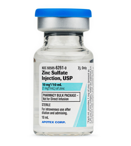 Zinc Sulfate 1 mg/mL - 10 mL