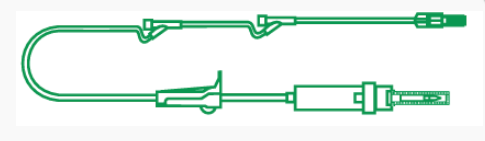 92" 15 Drop, IV Administration Set, 2 Injection Sites BX/50