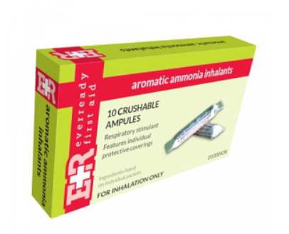 Ammonia Inhalant Ampules, 10 Ampules/Box