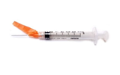 3 mL, 23G x 1", Safety Syringes BX/50