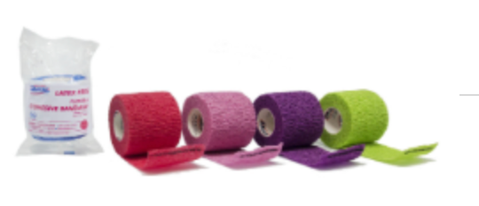 Colored Cohesive Bandage 2"x5 Yard BX/36