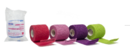 Colored Cohesive Bandage 2"x5 Yard BX/36