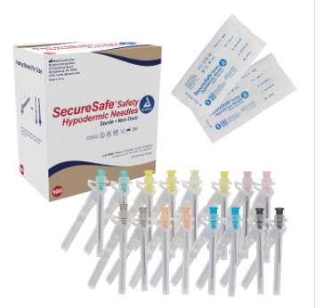 25G x 1.5", Safety Hypodermic Needle BX/100