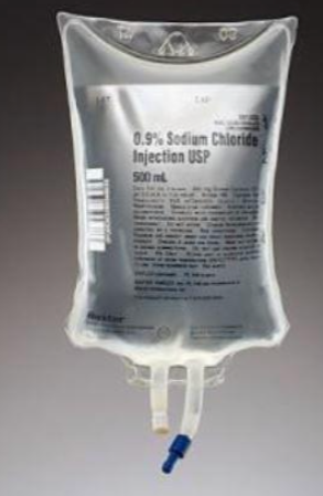 Sodium Chloride Injection Solution, USP, 0.9%, 500 mL (24/Cs)