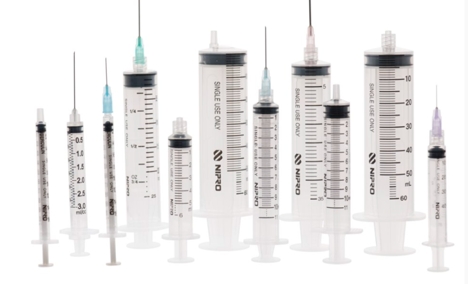 Syringe 3 mL 25G x 1" Needle BX/100
