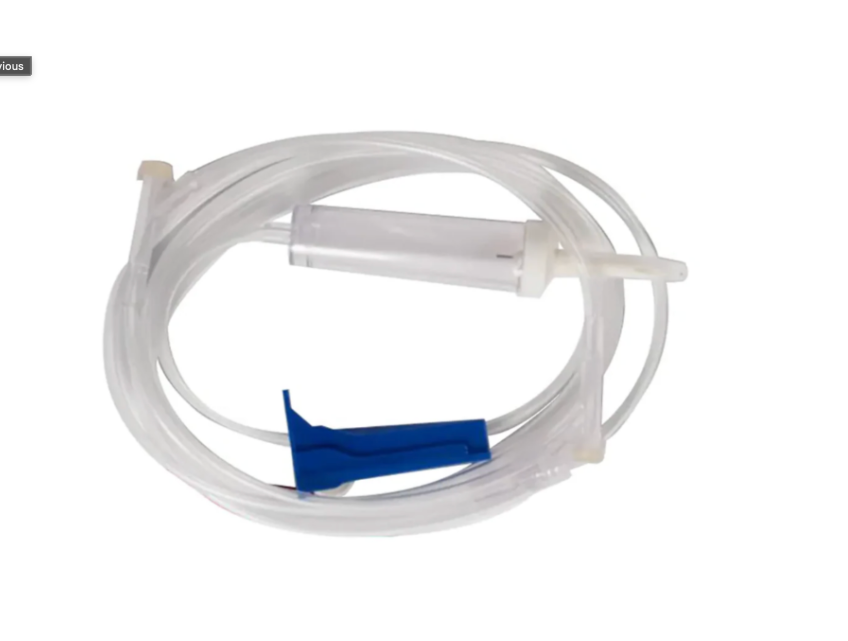 92" 15 Drop, IV Administration Set, 2 Injection Sites BX/50