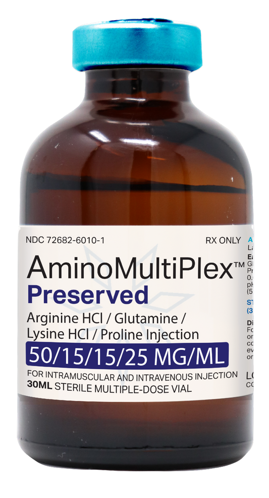 AminoMultiPlex™ (Arginine HCl, Glutamine, Lysine HCl, Proline) (Preserved)¹ (SHIPS TO MEDICAL OFFICE ONLY)