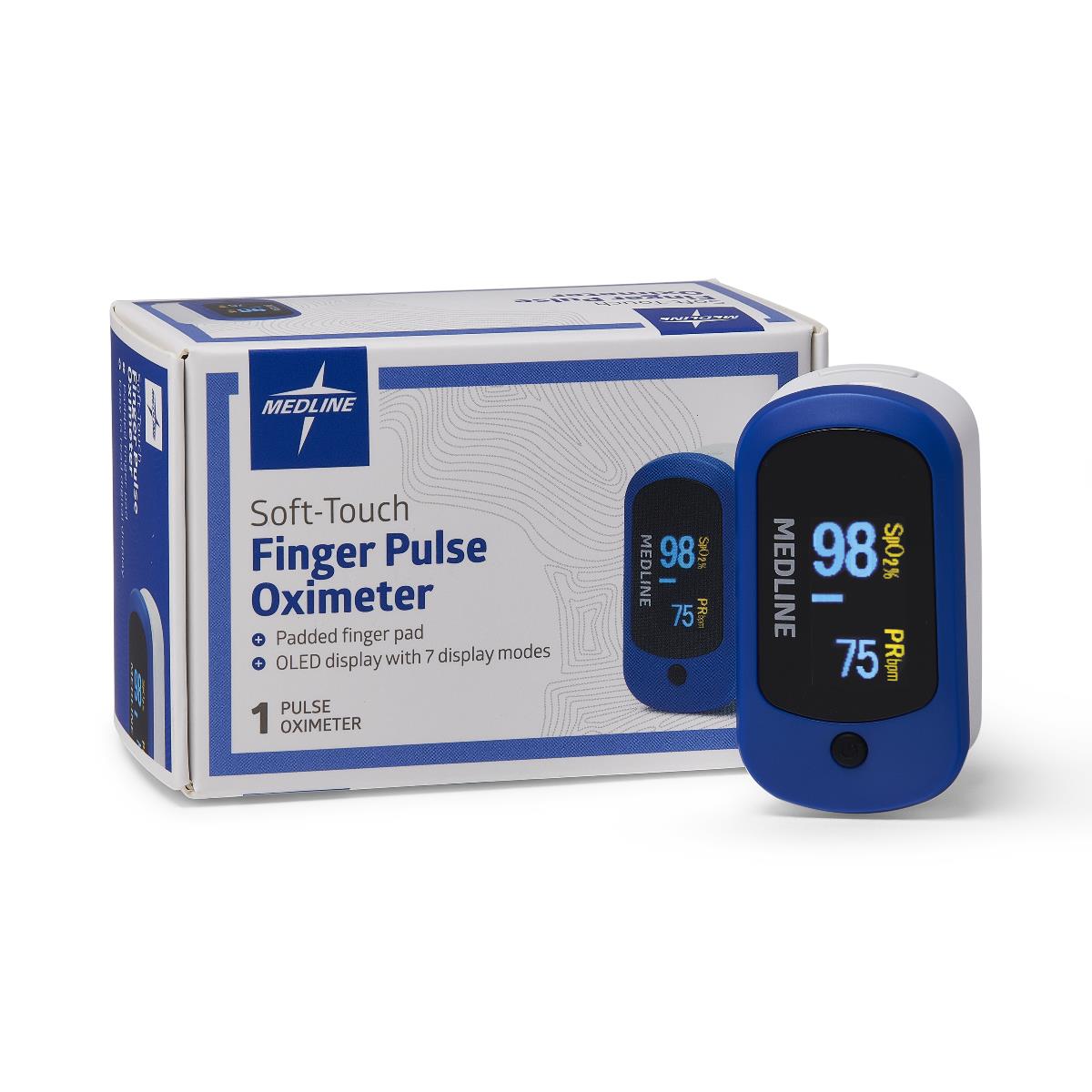 Soft Touch Fingertip Pulse Oximeter, OLED Display HCSM70S