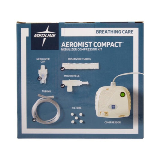 Aeromist Compact Nebulizer Compressor with Reusable and Disposable Nebulizer Kit (1/EA) HCS70004RDH