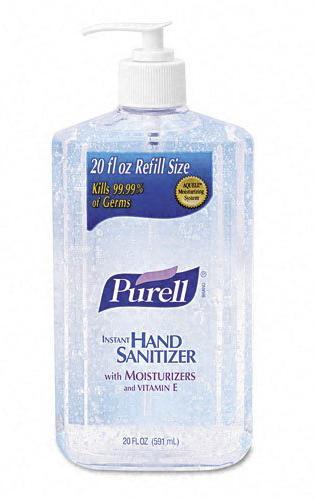Purell Advanced Hand Sanitizer Gel, Table-Top Pump Bottle, 20 oz. GOJ302312H