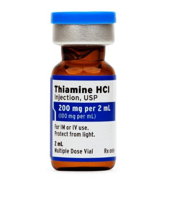 Thiamine HCL† 100 mg/mL - 2mL