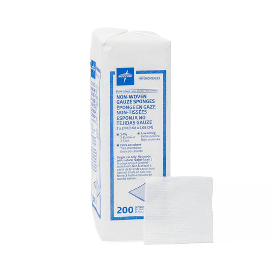 Standard Nonsterile Nonwoven Gauze Sponges 200/BG