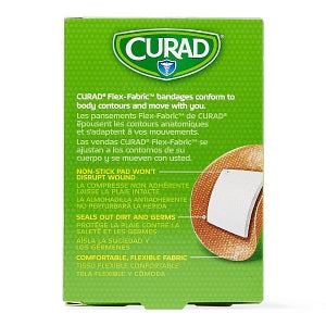 CURAD Fabric Adhesive Bandage, 7/8" dia. Spot, 100/Box