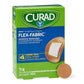 CURAD Fabric Adhesive Bandage, 7/8" dia. Spot, 100/Box